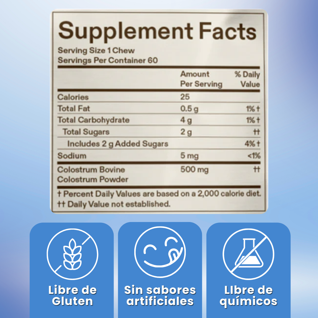 MIRACLE MOO™: CALOSTRO BOVINO | SUPLEMENTO ALIMENTICIO