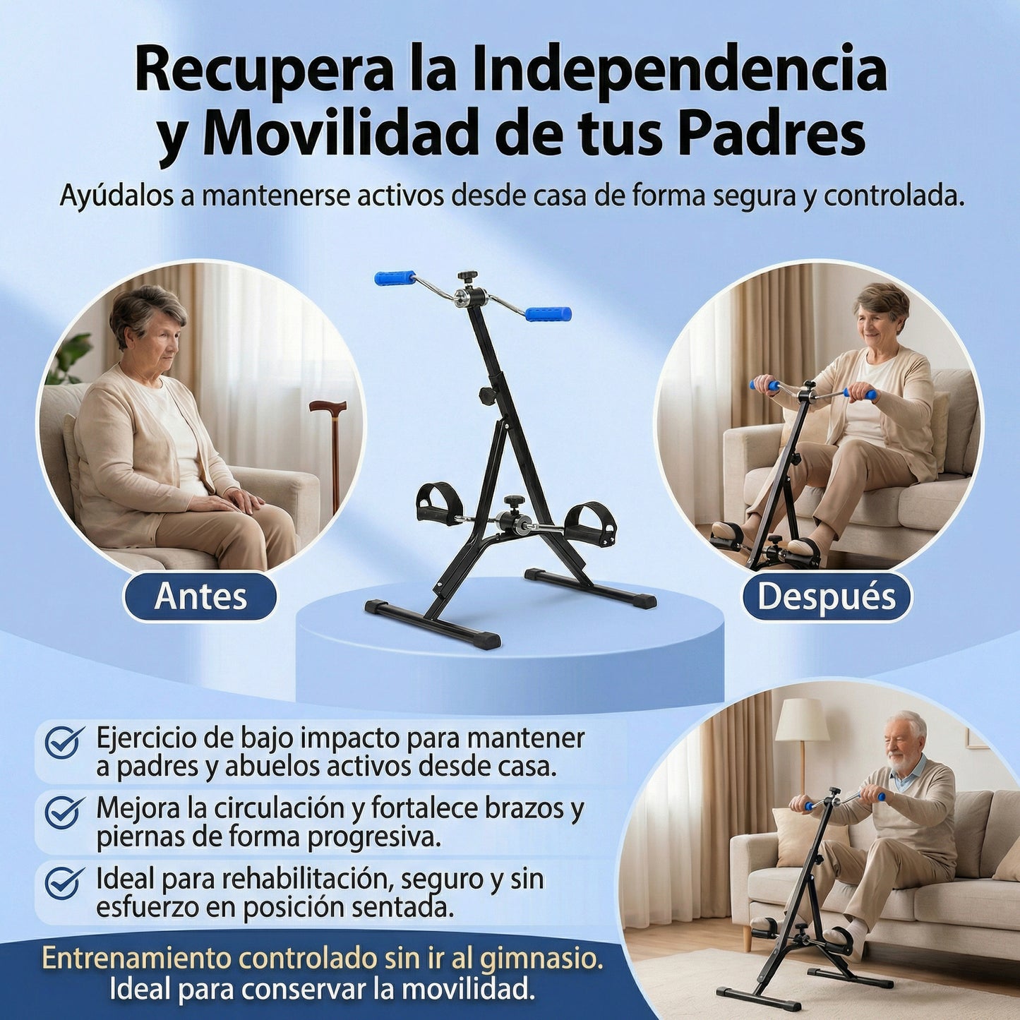 BICICLETA DE REHABILITACIÓN FITNESS
