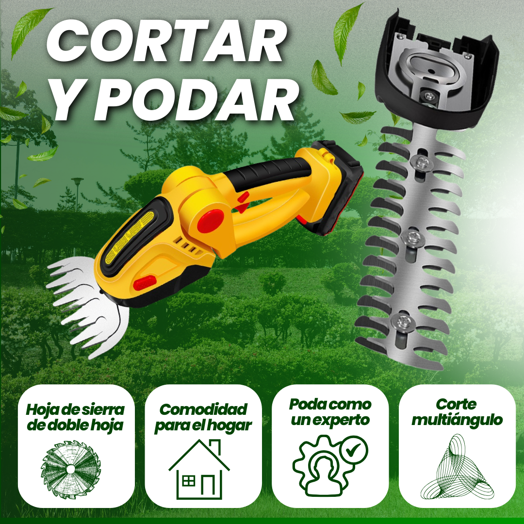 TIJERAS DE CÉSPED INALÁMBRICAS 2 EN 1