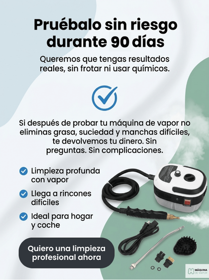 MÁQUINA DE LIMPIEZA A VAPOR