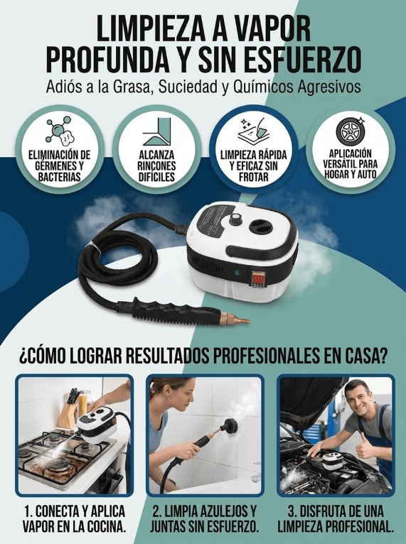 MÁQUINA DE LIMPIEZA A VAPOR