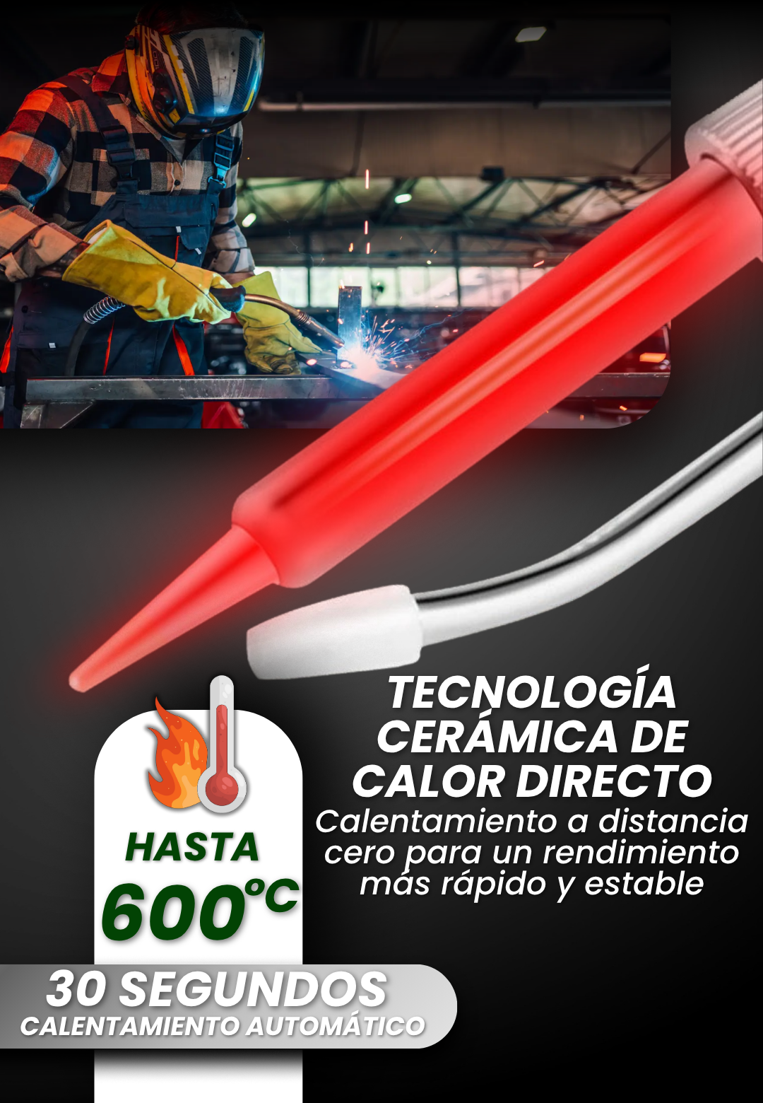 Soldador Eléctrico 80W de Alta Eficiencia