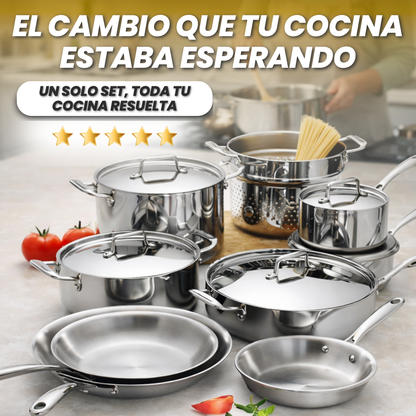 OLLAS DE ACERO INOXIDABLE