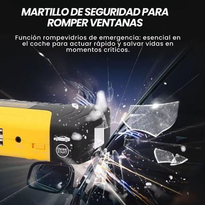 ARRANCADOR DE AUTOS Y COMPRESOR 5 EN 1