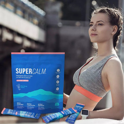 SuperCalm Nello™: Suplemento en Limonada de Frambuesa para Relajación y Enfoque - Naturalmente Equilibrado