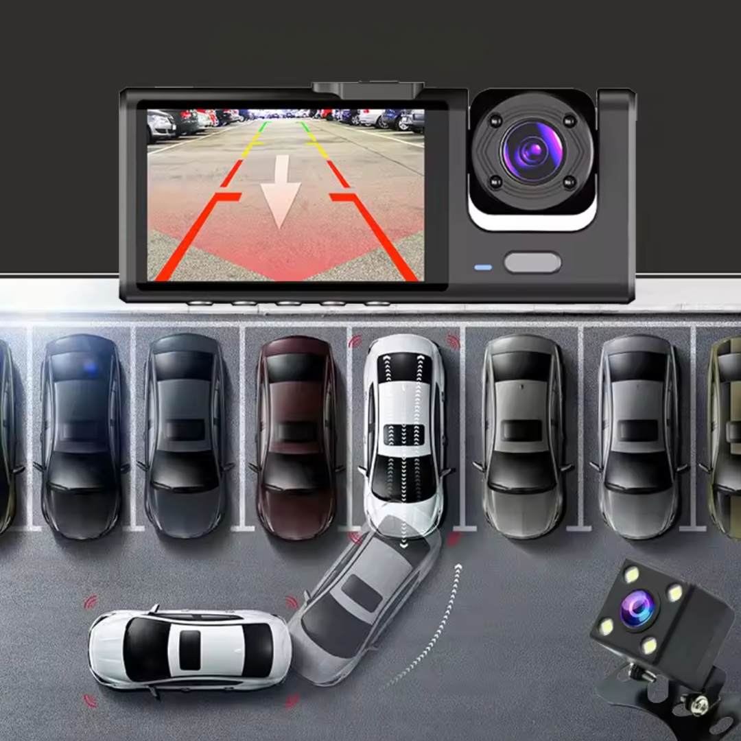 DUAL CAM: Seguridad Total en la Carretera, Cámaras Frontal y Trasera