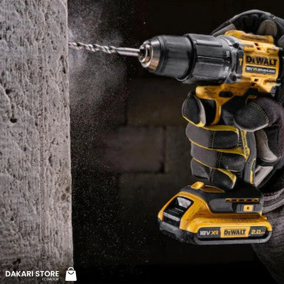 Taladro DeWalt™: Taladro Inalámbrico + 2 baterías 1,3ah + maletín