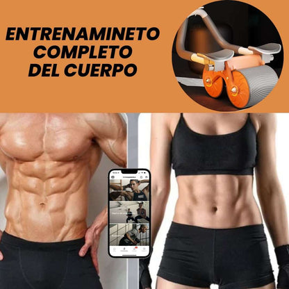 FitCore™: Rodillo Abdominal Antideslizante con Soporte para Codos💪🏽💯✨