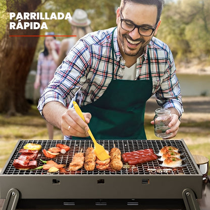 GRILLGO: PARRILLA PLEGABLE PORTÁTIL🔥🥩💯