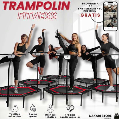 Trampolin Fitness: Diviértete mientras fortaleces tu cuerpo