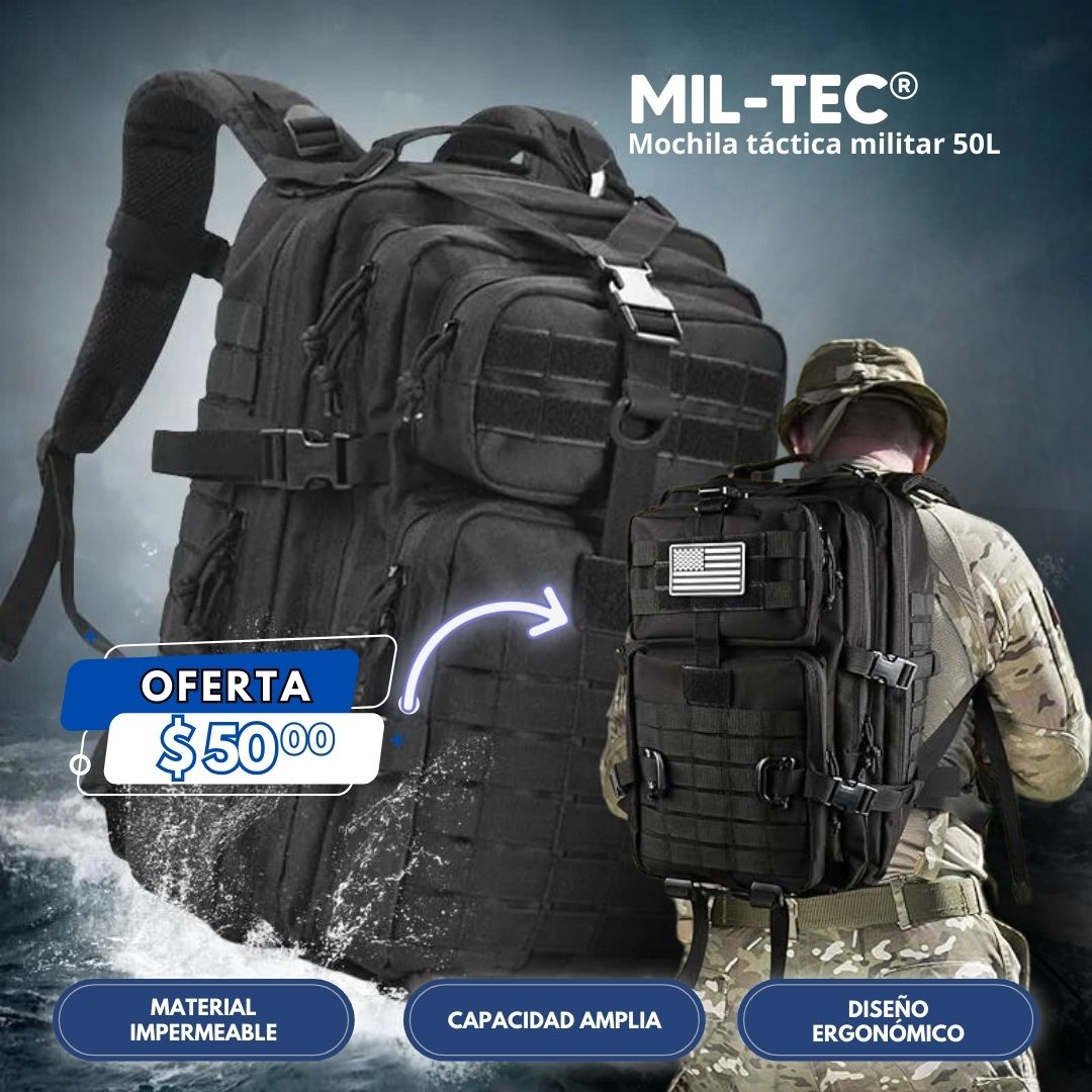 Mochila táctica militar - 30L/50L