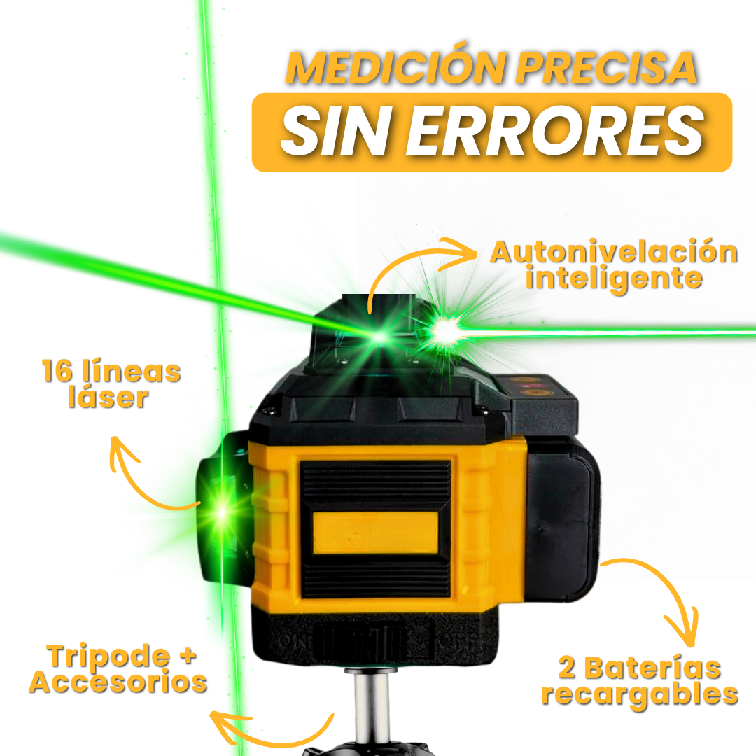 NIVEL LASER 4D | 16 LINEAS