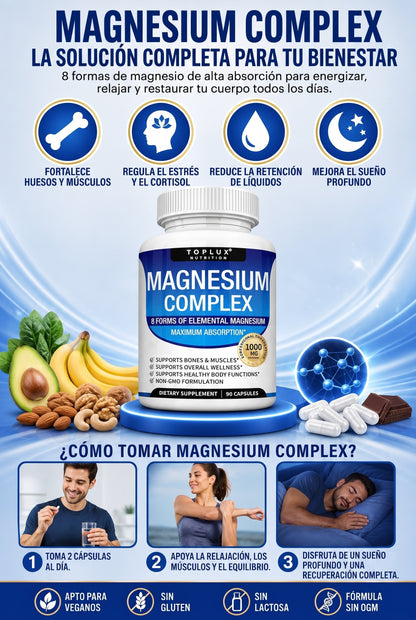 MAGNESIUM COMPLEX - 8 FORMAS DE MAGENSIO