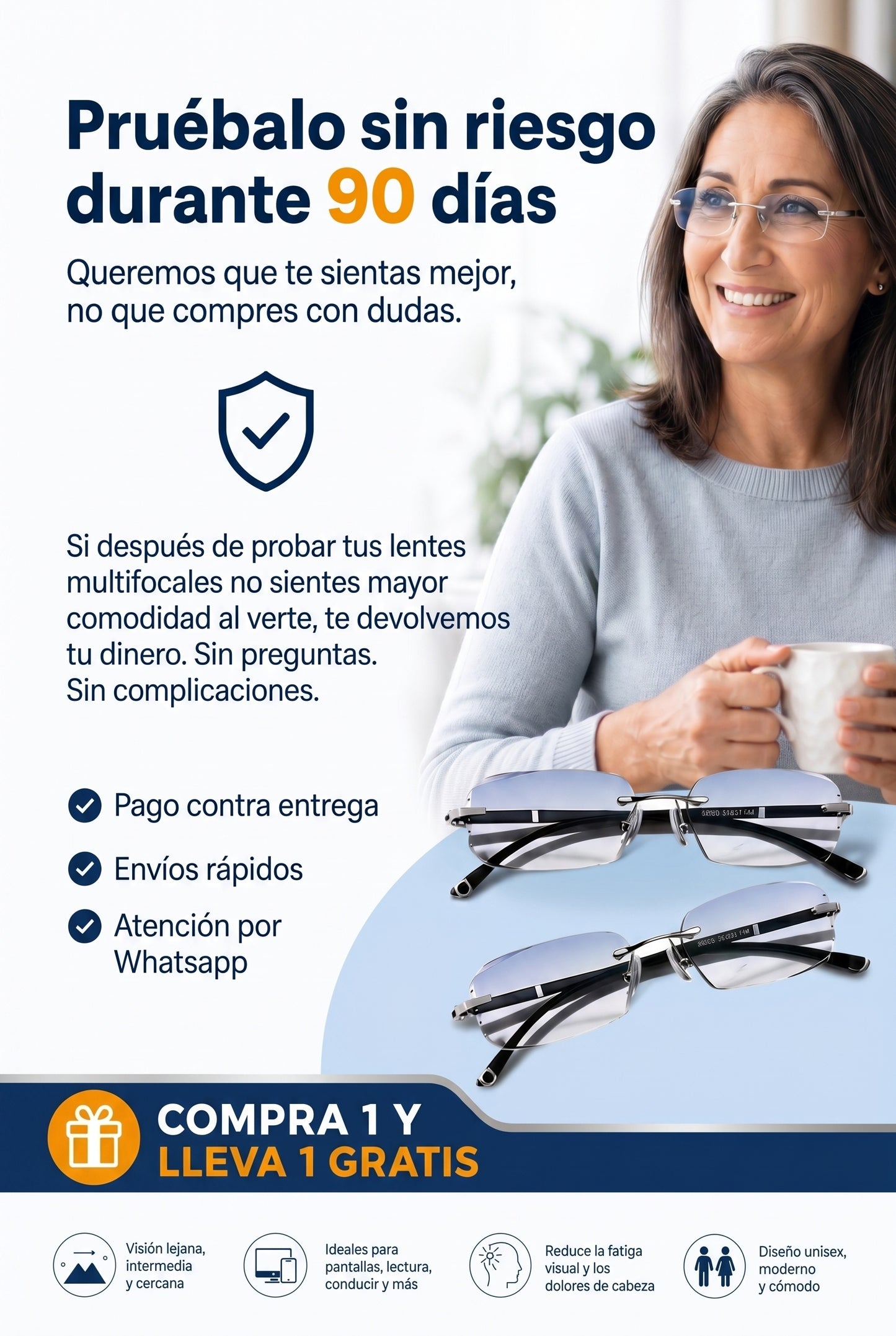 LENTES MULTIFOCALES I Compra 1 Y Recibe 1 GRATIS
