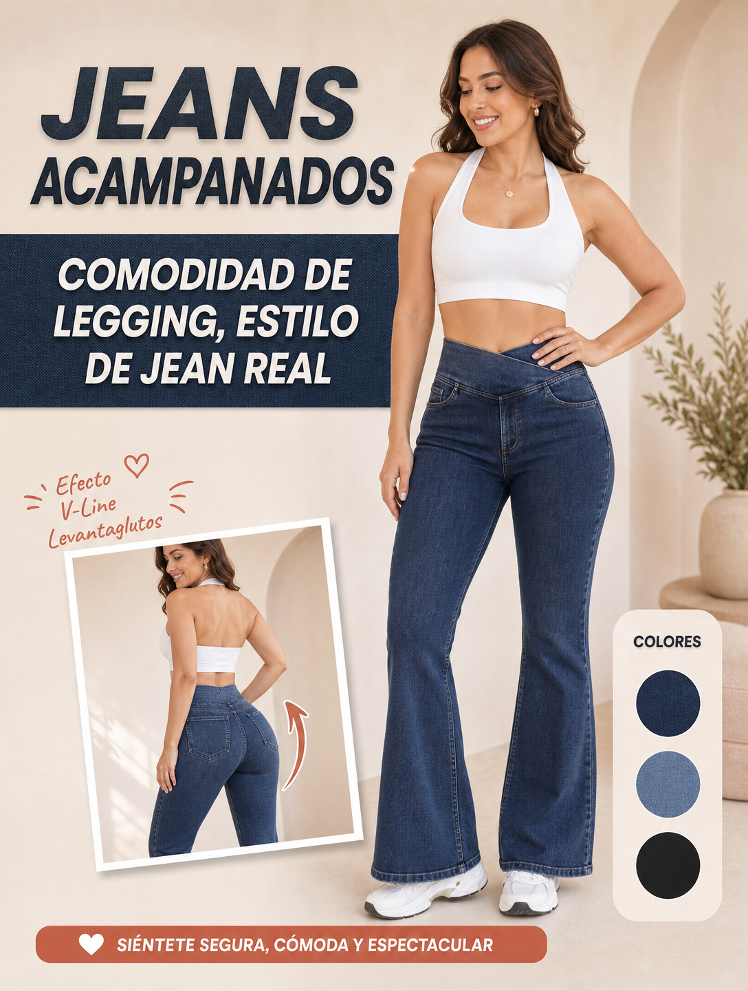 JEANS ACAMPANADOS