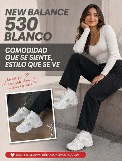 NEW BALANCE 530 BLANCOS