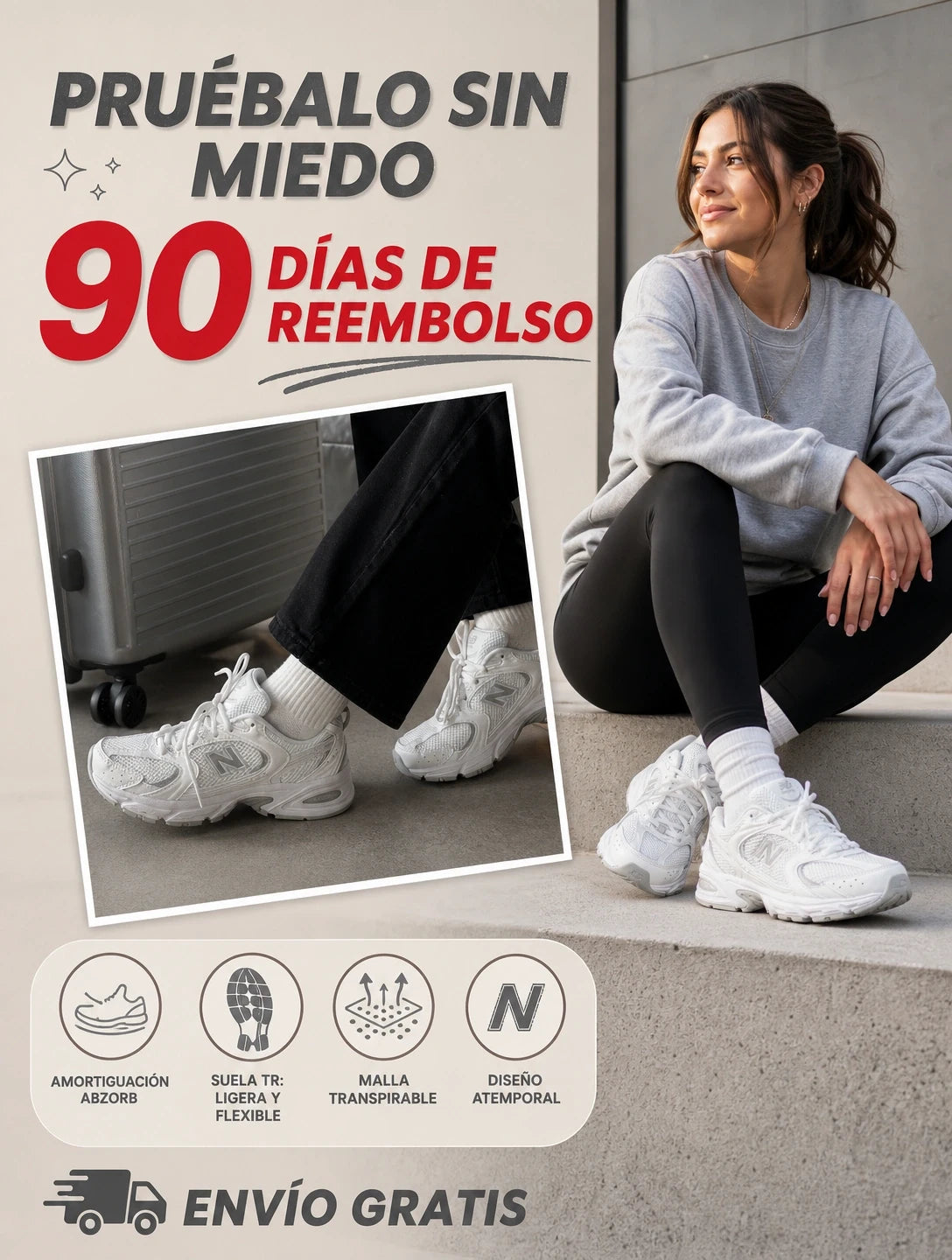 NEW BALANCE 530 BLANCOS