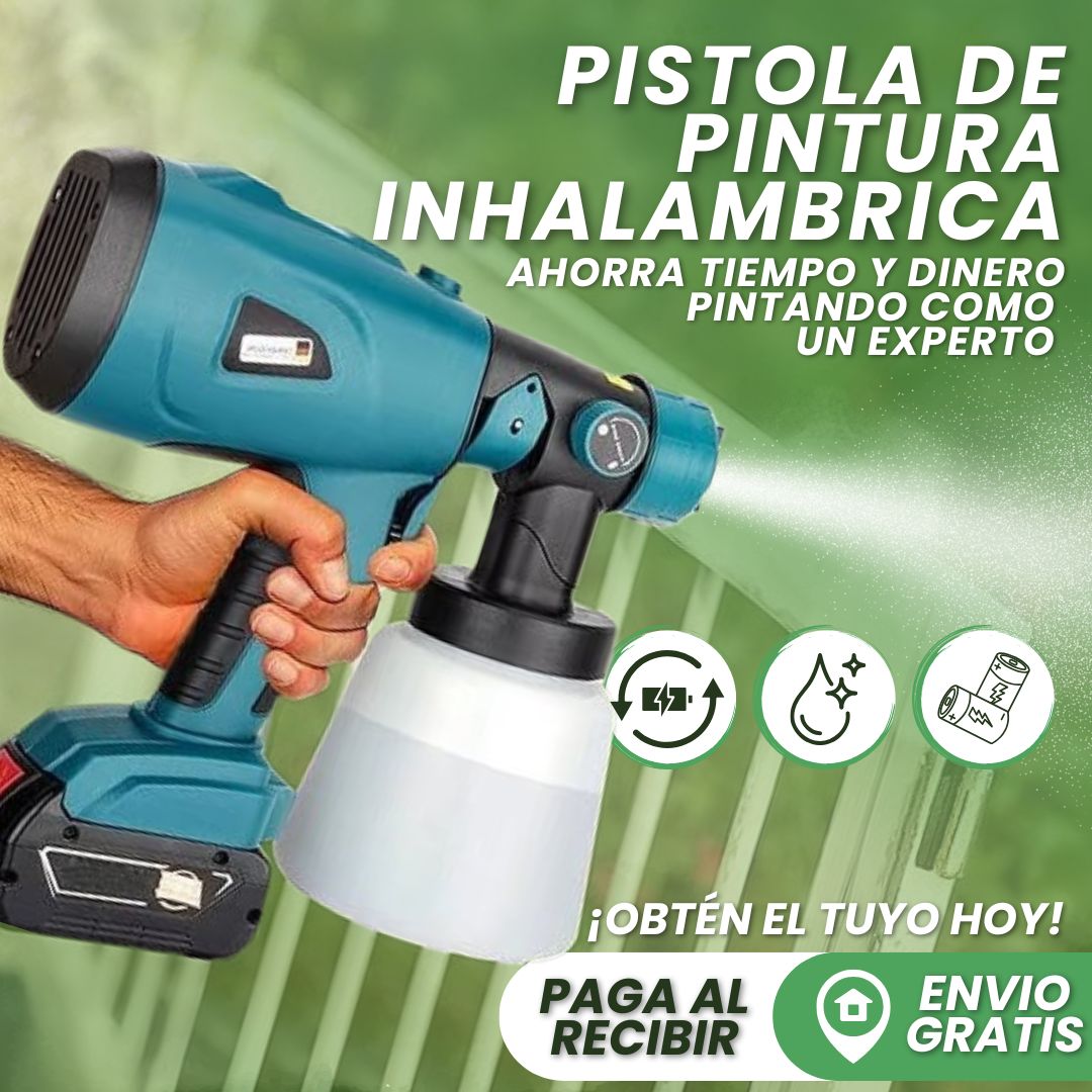 PISTOLA DE PINTURA INHALAMBRICA