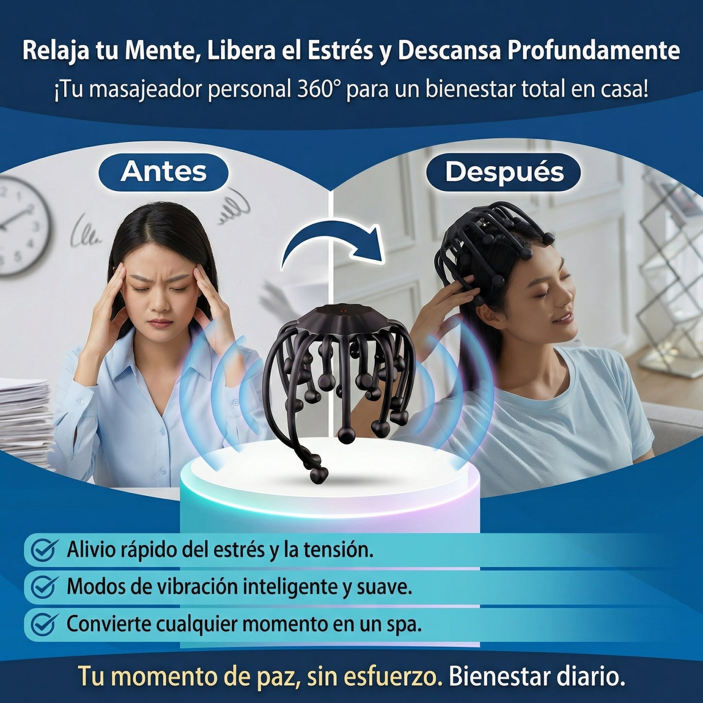 MASAJEADOR DE CUERO CABELLUDO