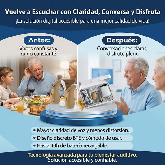 Audífono Amplificador Para Sordos